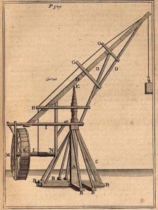 Engine for the wooden pillars