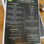 menu, vegan in Avignon