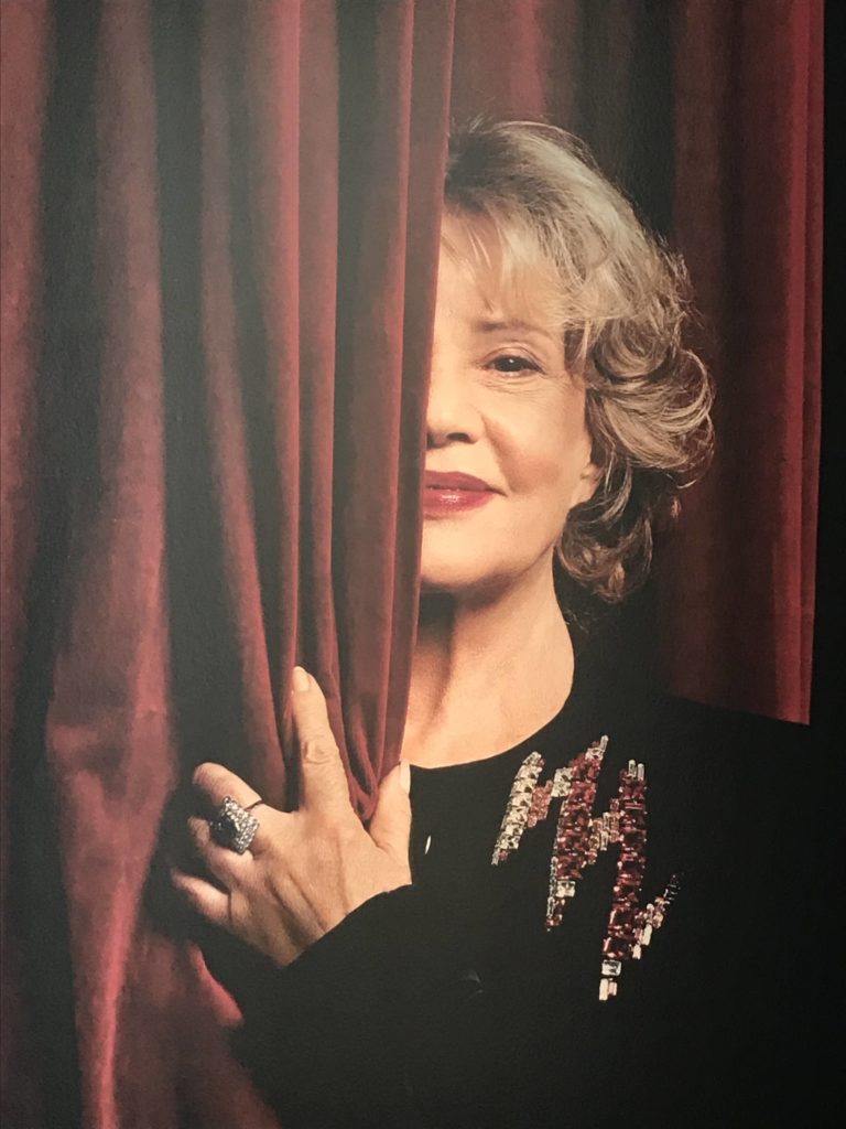 Entrée de l'exposition Jeanne Moreau à la Maison Jean Vilar