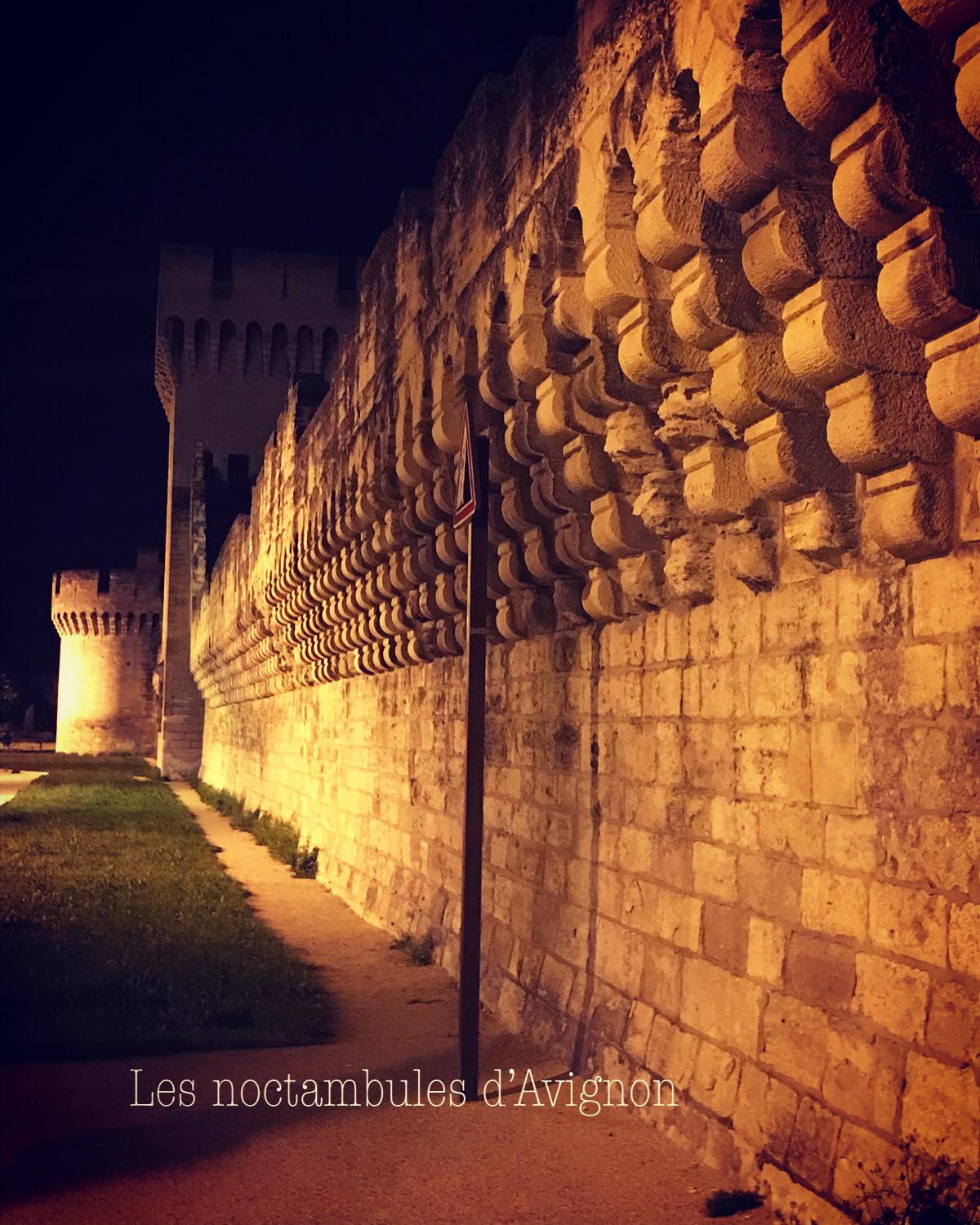 The ramparts of Avignon