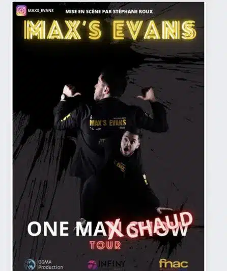 max’s evans one max chaud tour, festival d'Avignon 2023