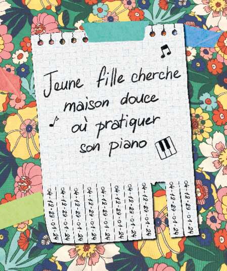 Jeune fille cherche maison douce où pratiquer son piano